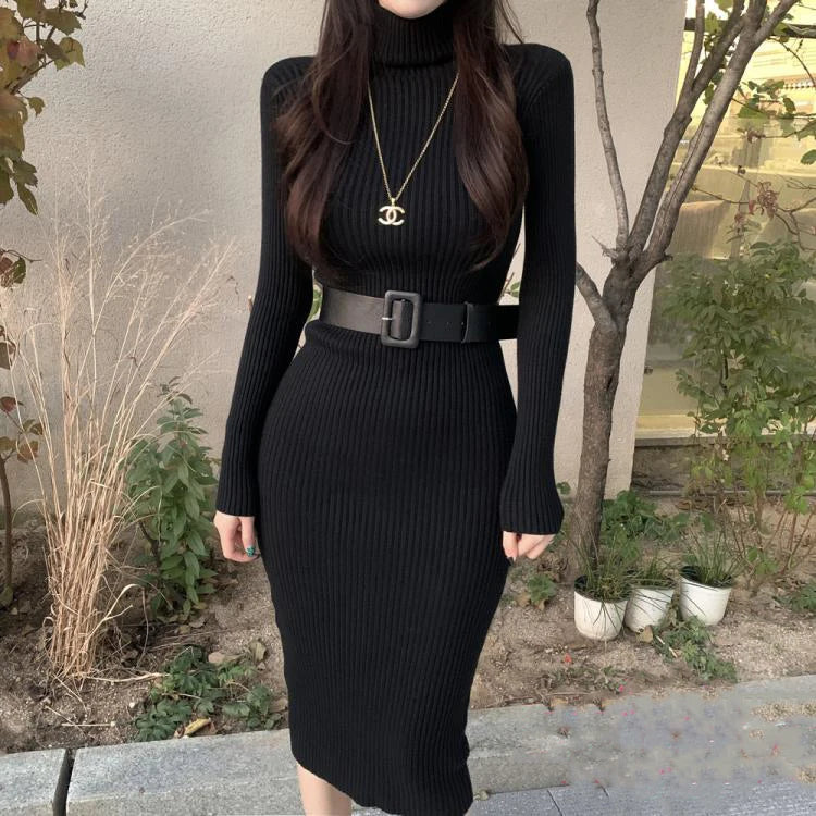 H Han Queen Dress Women With Belt H Han Queen